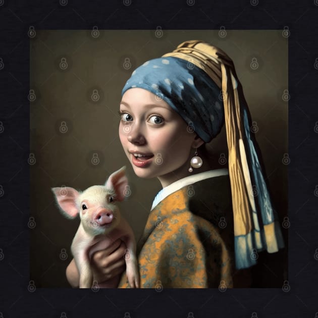 Pearl and Piglet: A National Pig Day Celebration by Edd Paint Something